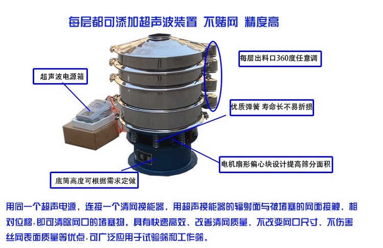 超聲波篩粉機與普通篩粉機有哪些不同？